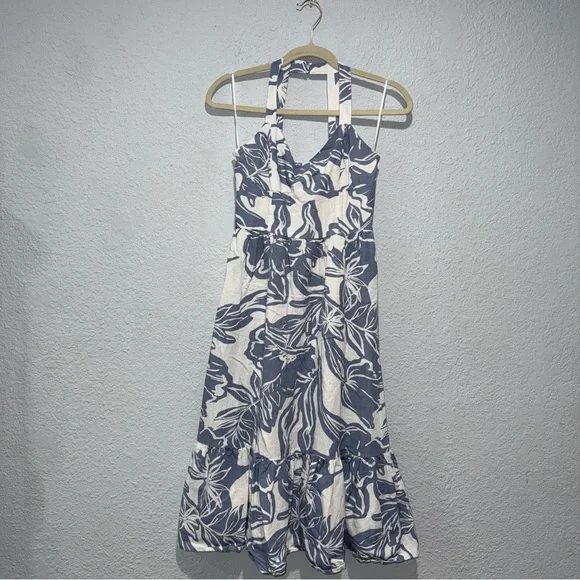 Jessica Simpson Open Back Maxi Cami Dress - Boho Glam S Preowned - Picture 2 of 5